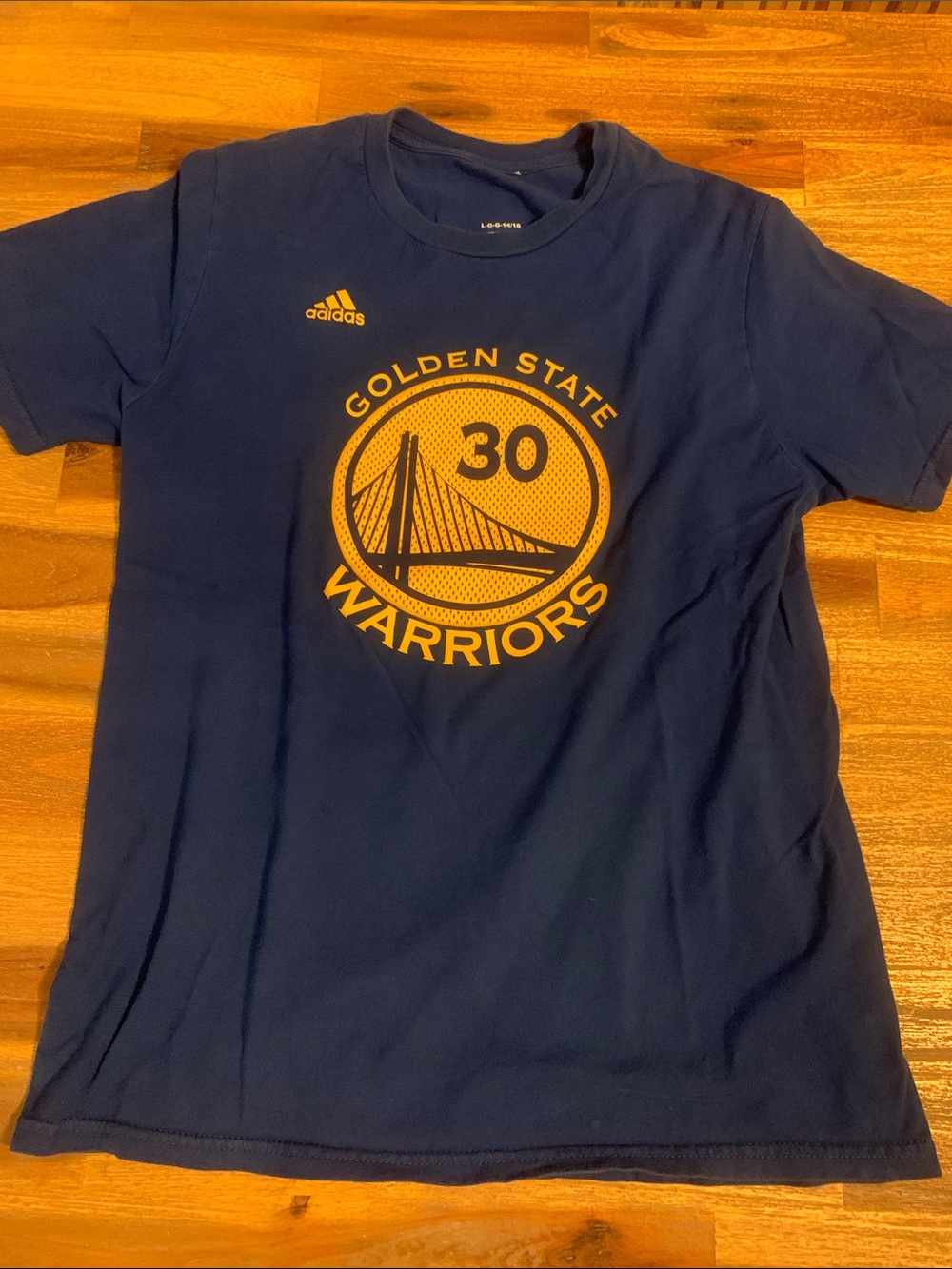 Adidas Golden State Warriors Steph Curry T-Shirt. Youth large